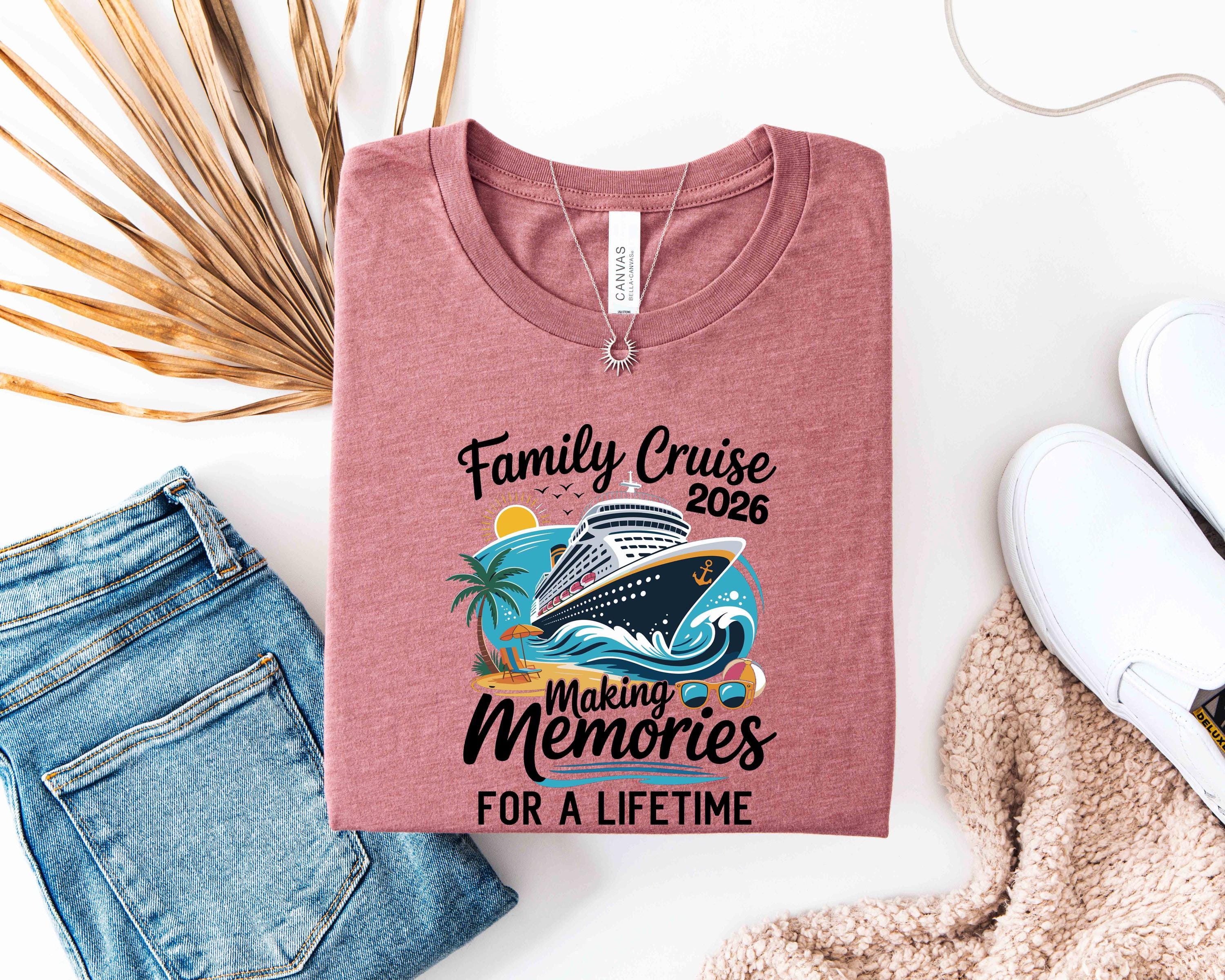 Family Cruise 2026 Matching Shirts, Making Memories at Sea, Custom ...