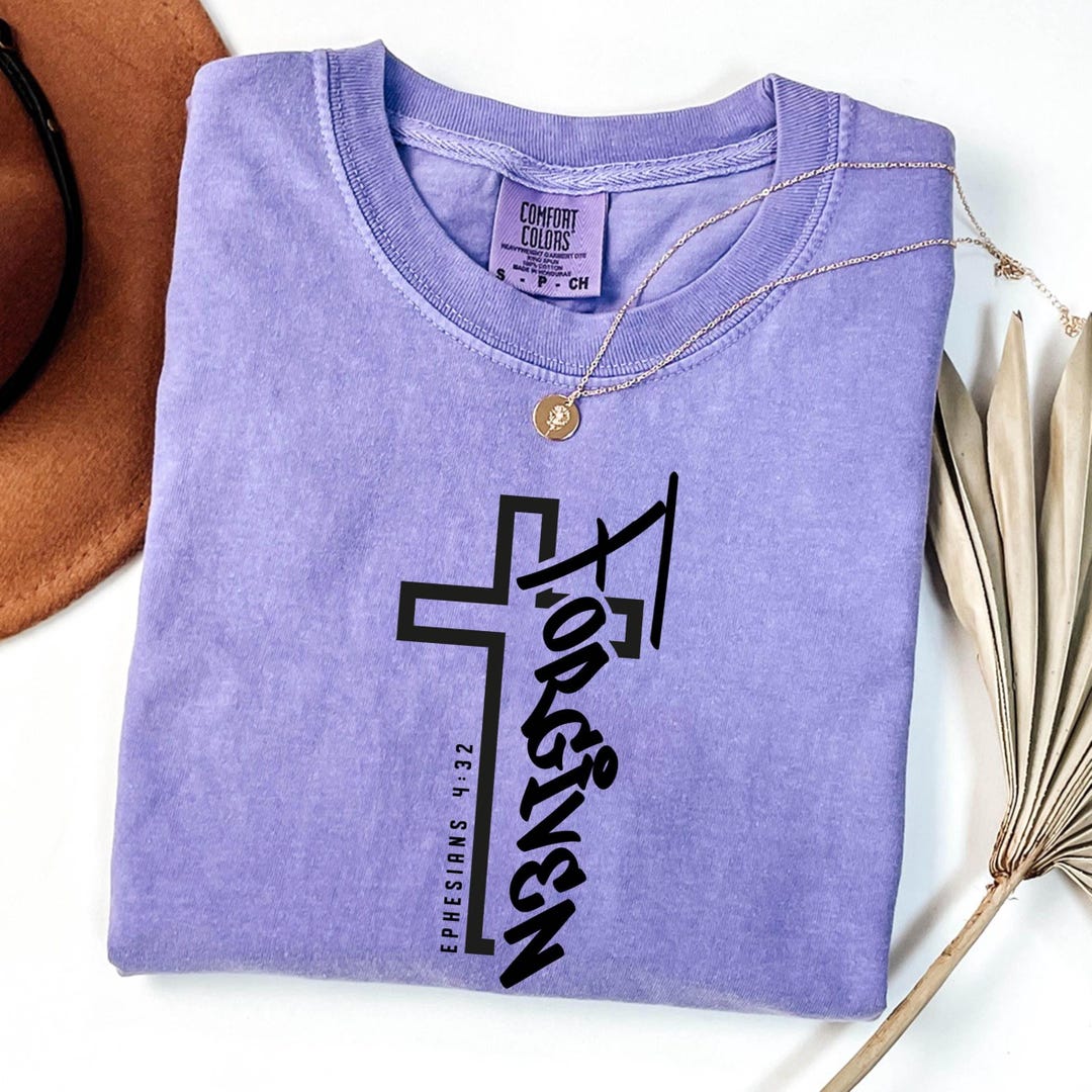 Comfort Colors® Forgiven Shirt,not Perfect Just Forgiven Shirt ...
