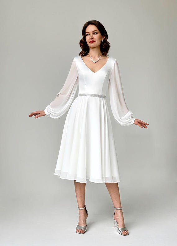 knee length dresses for ladies Keep It Simple Short Sleeve Midi Slip Dress