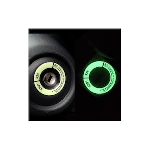 Glow in Dark Ignition Ring Sticker | 3D Luminous Car Motorcycle Key Decal