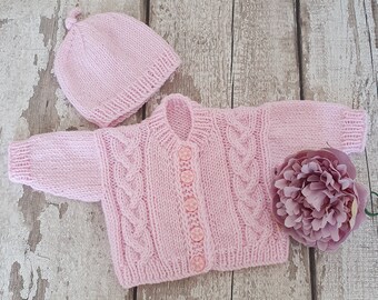 hand knitted baby girl cardigans