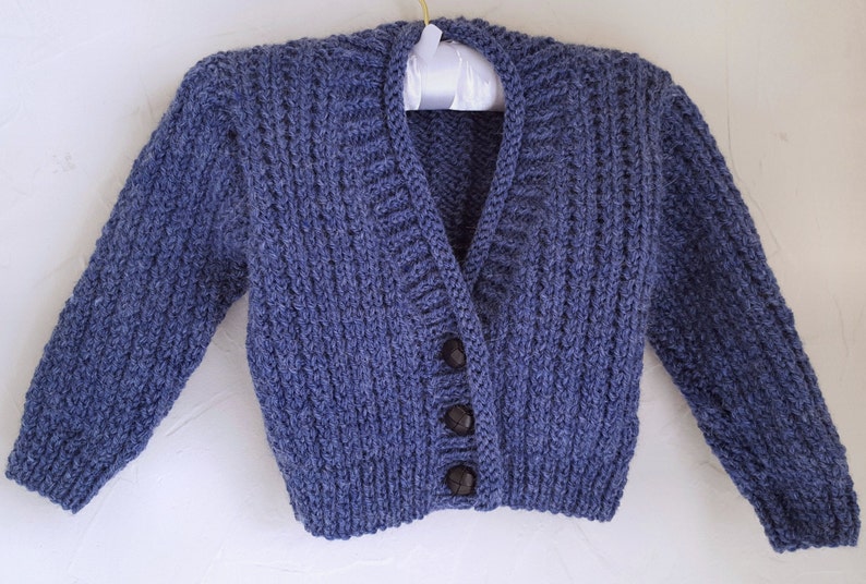 A Baby Knitting Pattern Boys Sweater Set Instant Download ...
