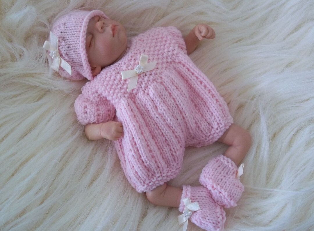 Doll Knitting Pattern Pdf Download for Dolls Romper Set. Lil Pumpkin ...