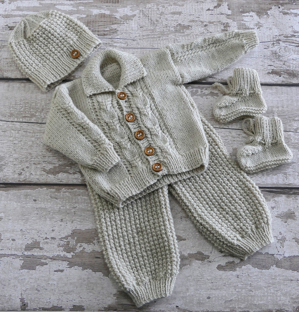 Baby Boys Knitting Pattern Pdf Download for Newborn Baby Etsy UK