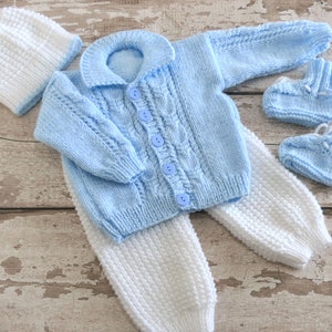 Baby Boys Knitting Pattern, Pdf Download for Newborn Baby Homecoming ...