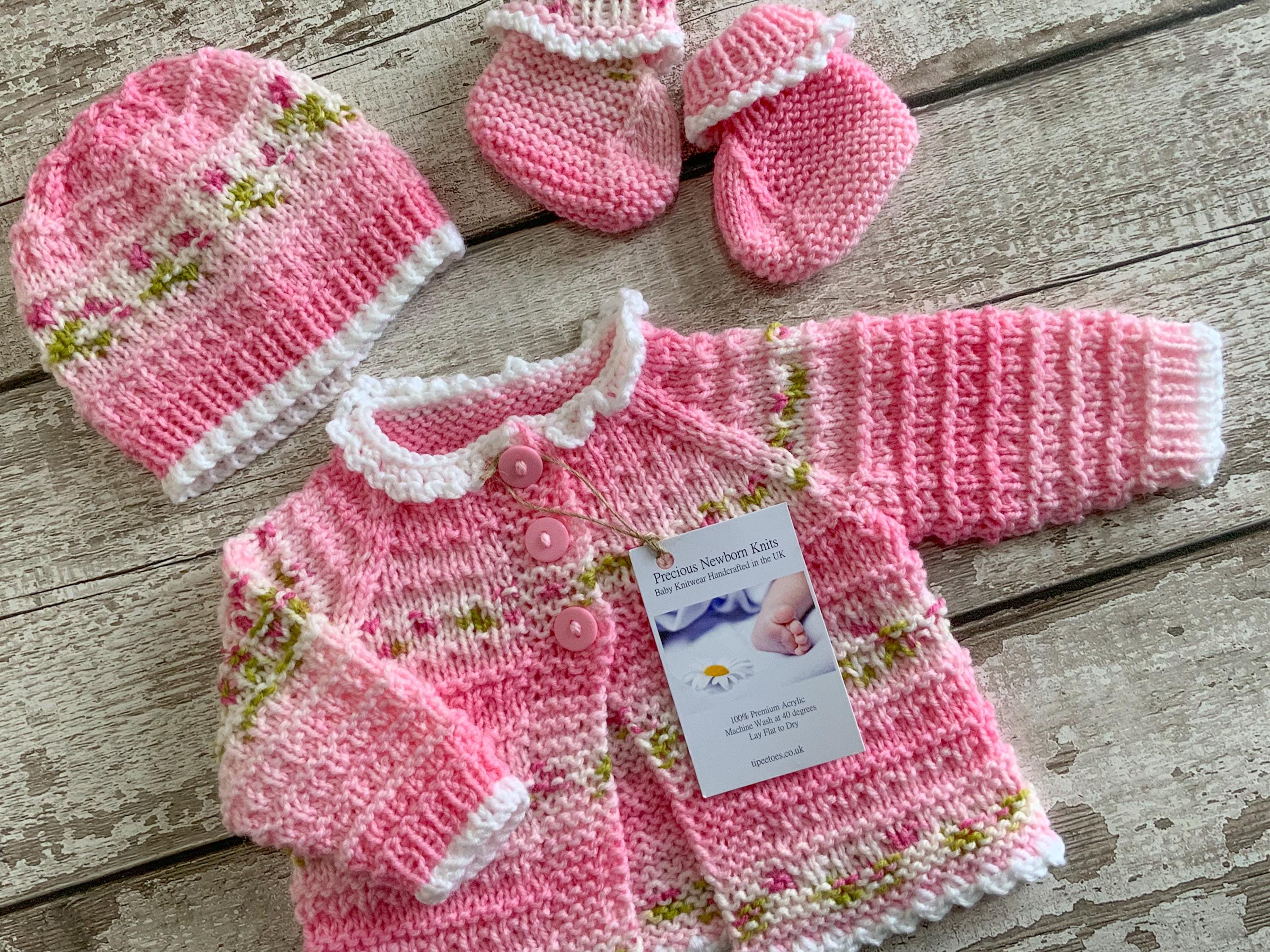 Hand Knitted Baby Garments UK