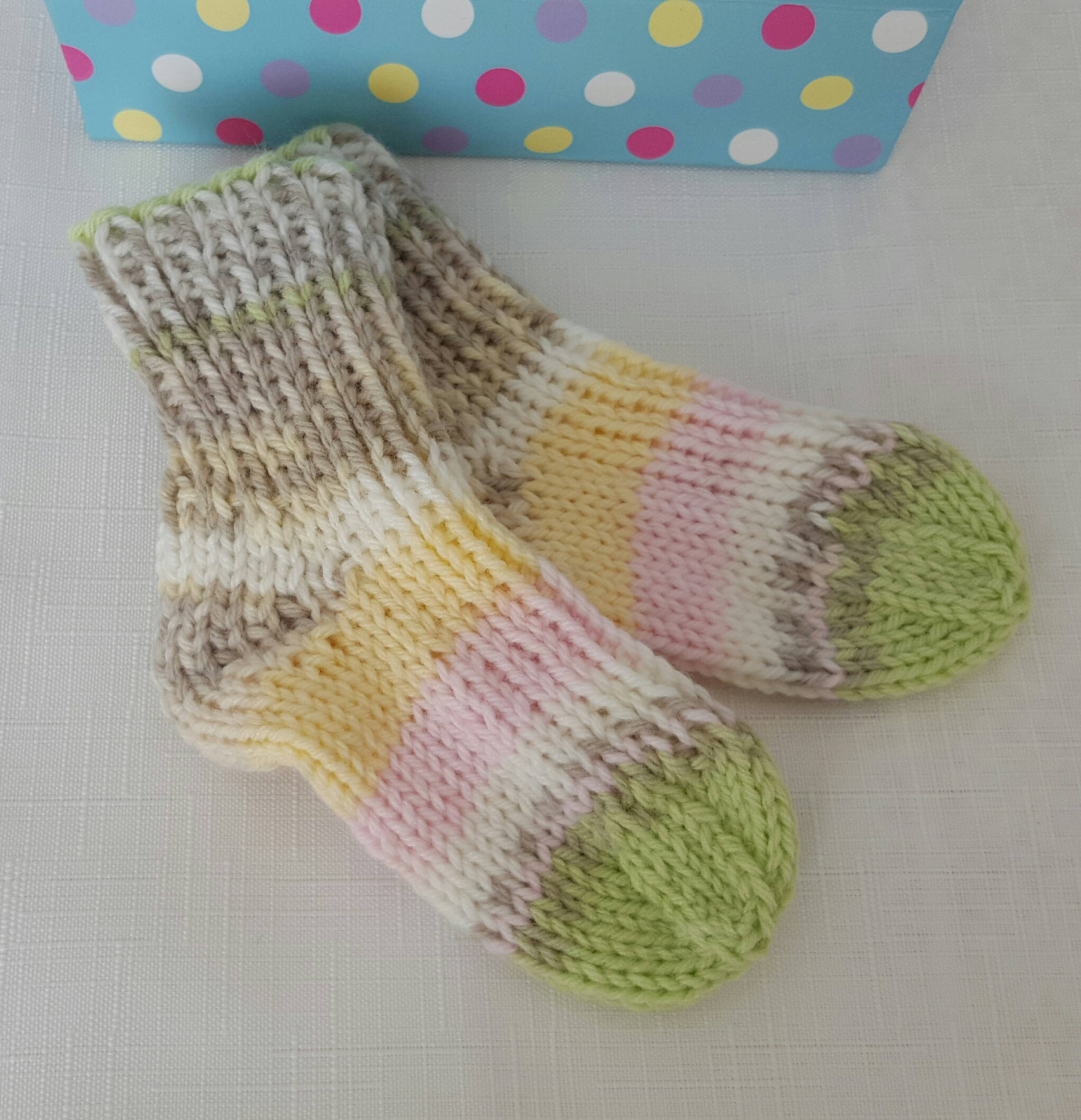 Knitted Socks Baby Socks 36 Months Handmade Hand Etsy