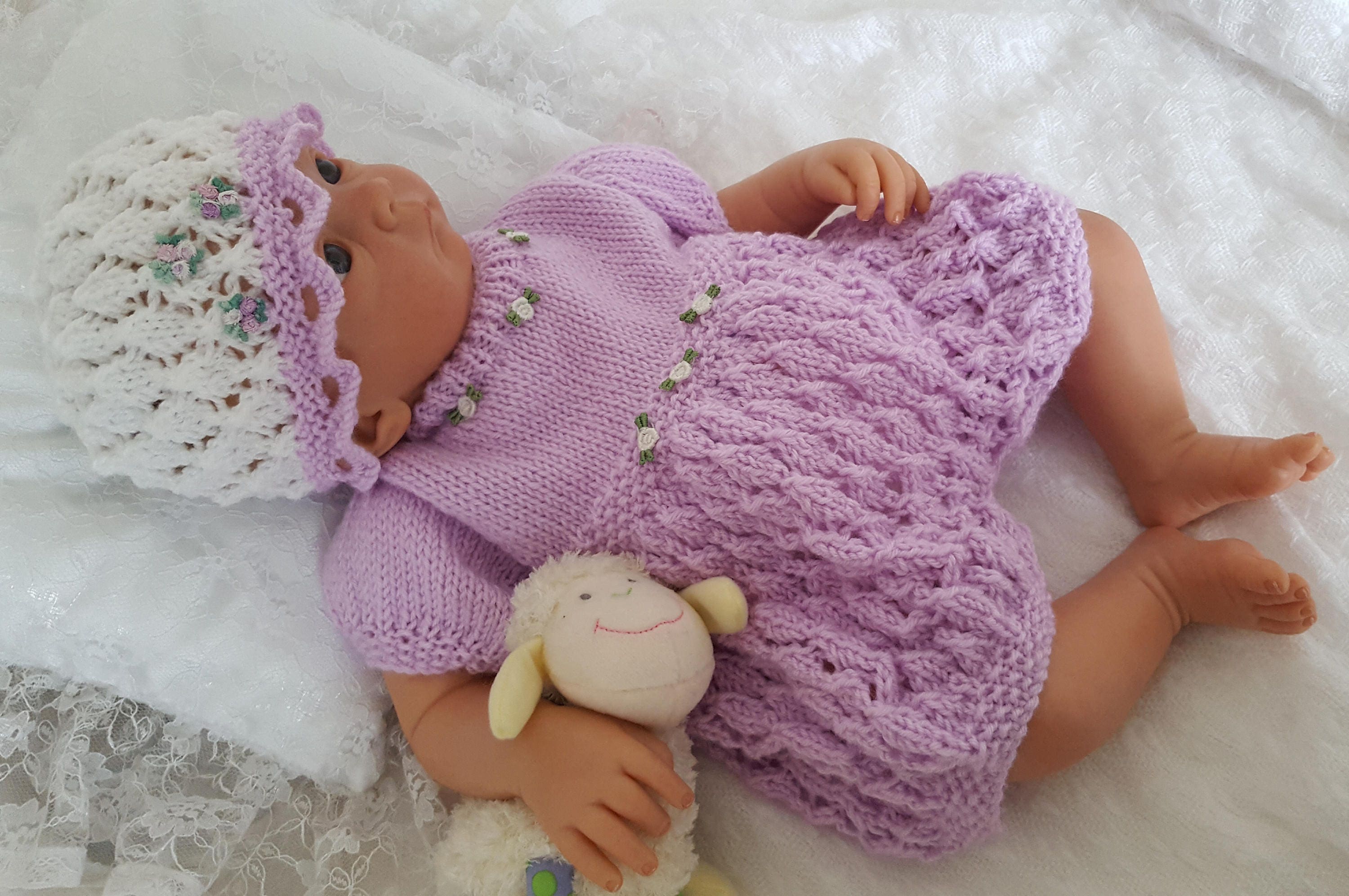Baby Girls Knitting Pattern Download PDF Knitting Pattern Etsy