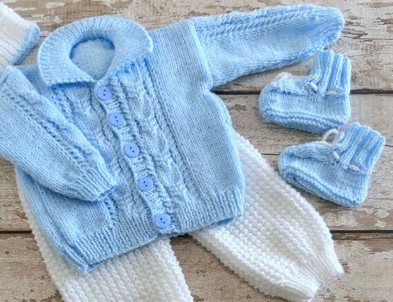 Newborn clearance blue cardigan