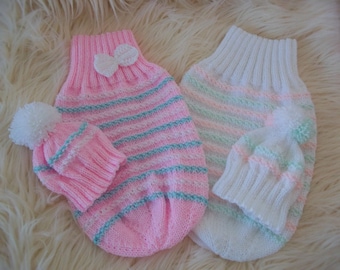 Knitting Pattern for a Baby Cocoon, Sleep Sack, Blanket with Hat. Digital Download PDF Knitting Pattern.  Ideal for Reborn Baby Dolls too