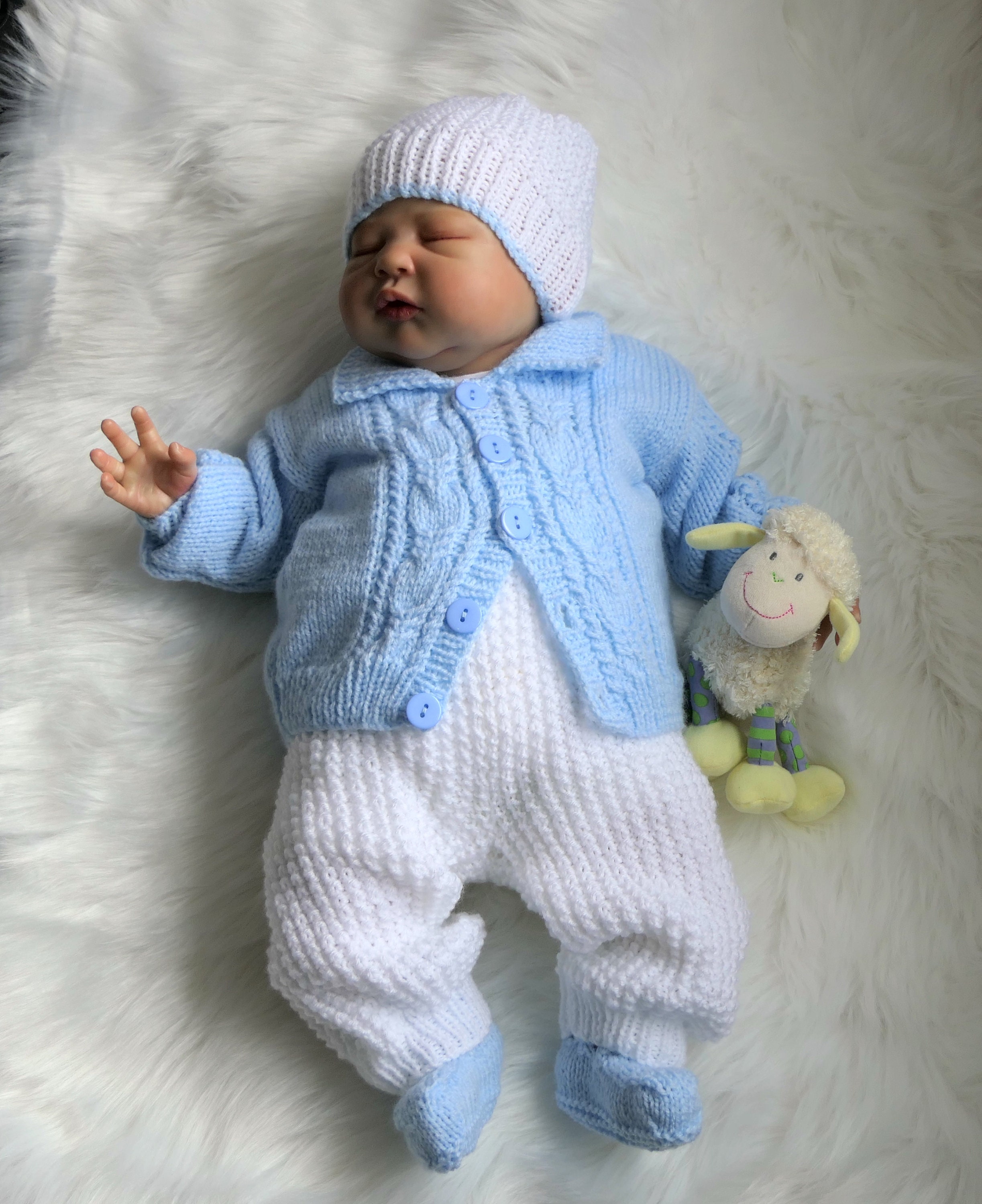 Baby Boys Knitting Pattern Pdf Download for Newborn Baby Etsy UK
