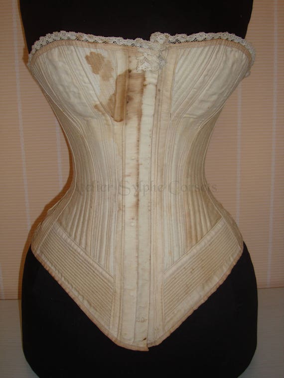 REF W PDF Digital File Antique Edwardian Corset Pattern 19.40