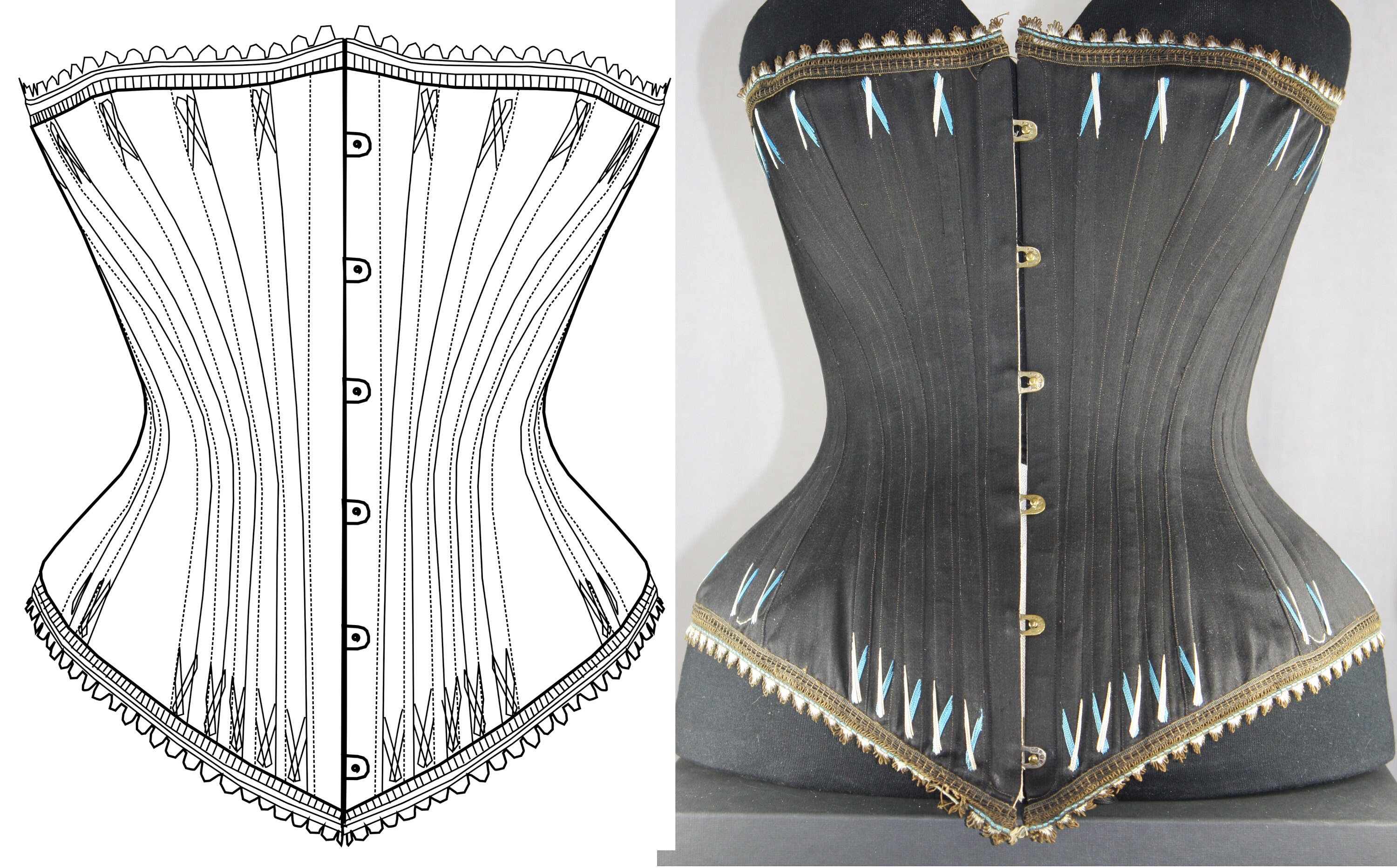 Antique Corset Busk -  UK