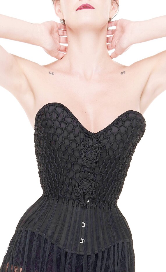 ※完売品【CLANE】BONE BUSTIER / BLACK / サイズ0