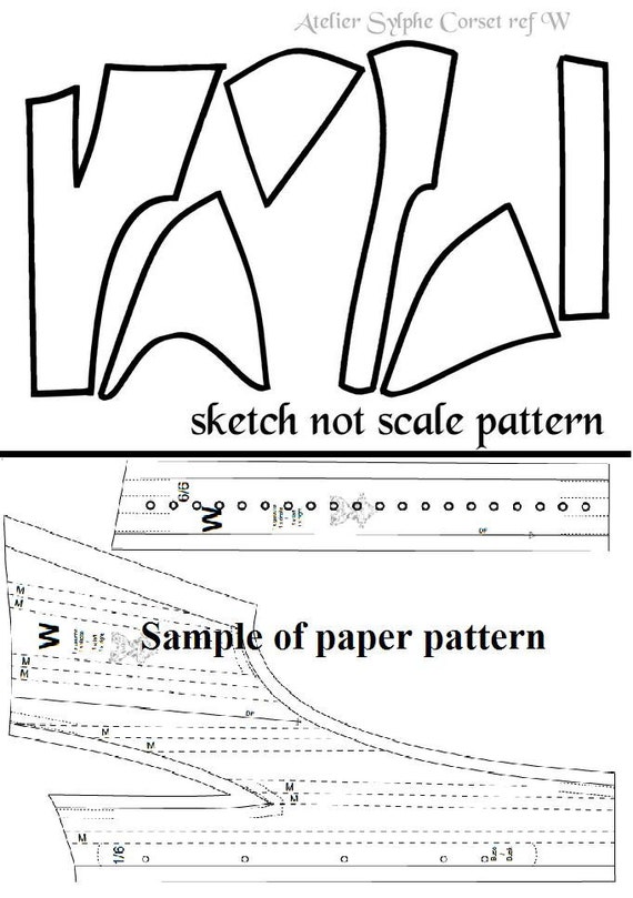 Edwardian Corset Pattern drafting, Noelle Paduan