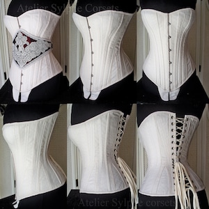 REF S PDF Digital file pattern and pictures for hourglass Antique gusset corset 23.60 inches waist size image 9