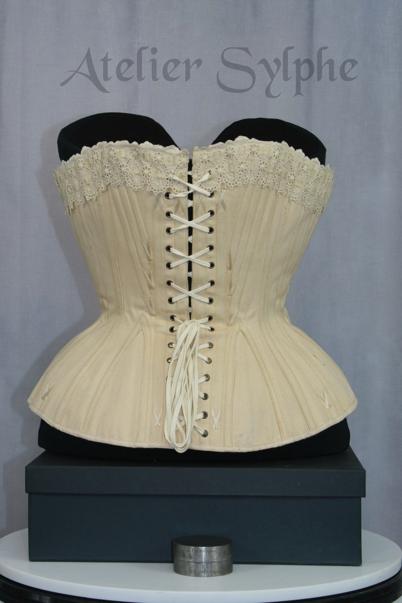 REF S PDF Digital file pattern and pictures for hourglass Antique gusset corset 23.60 inches waist size image 8