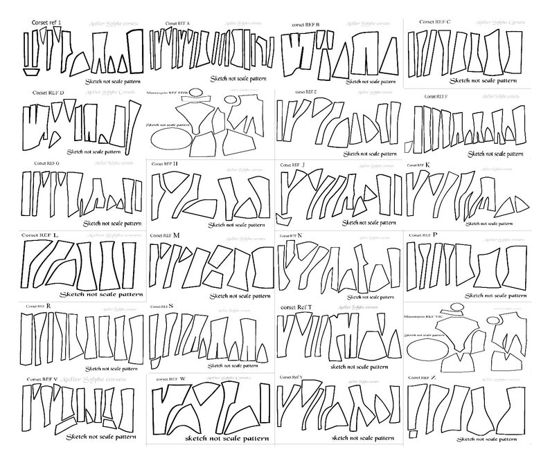 3 Patterns Set PDF Digital Files of Your Choice From a Range Etsy