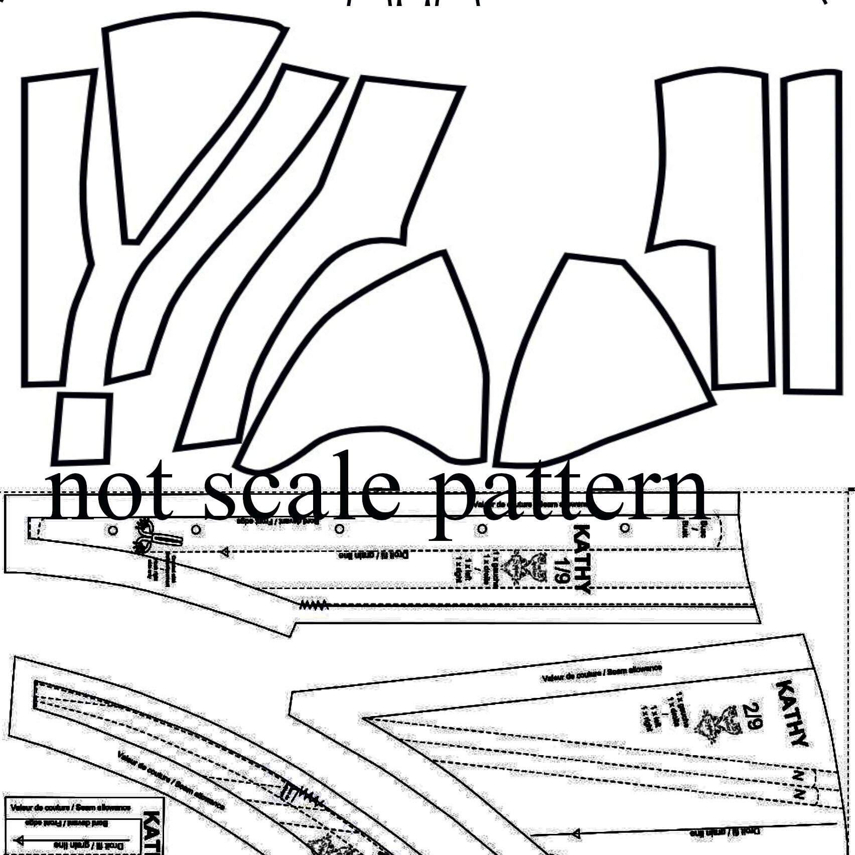 REF KATHY PDF Digital File Antique Edwardian Corset Pattern and