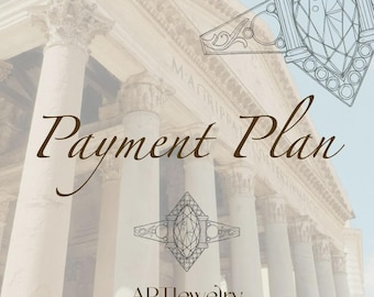 Betalingsplan voor Matt Brewster - 10k Rose buitenste witte binnenste middelste steen smaragdgroene trouwring steen alexandriet