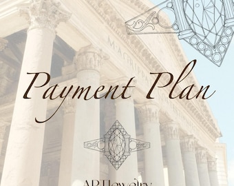payment plan for Maverick- 10K White Gold engagement ring set 8US
