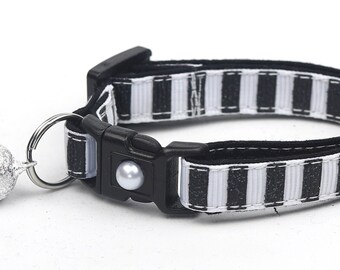 goth cat collar