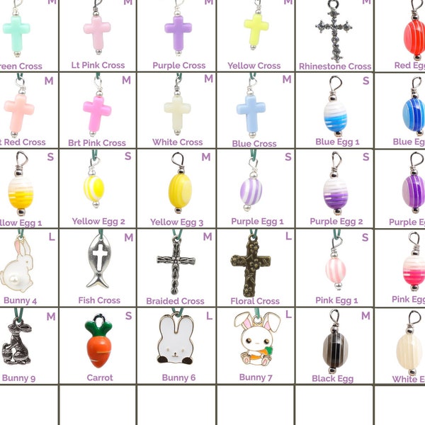 Collar Charms - Easter Charms - Extra Charms for Cat Collars - Bling - Jewelry