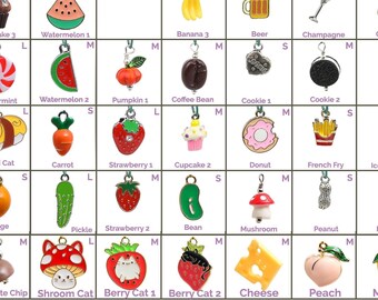 Collar Charms - Food Charms - Snacks - Extra Charms for Cat Collars - Bling - Jewelry