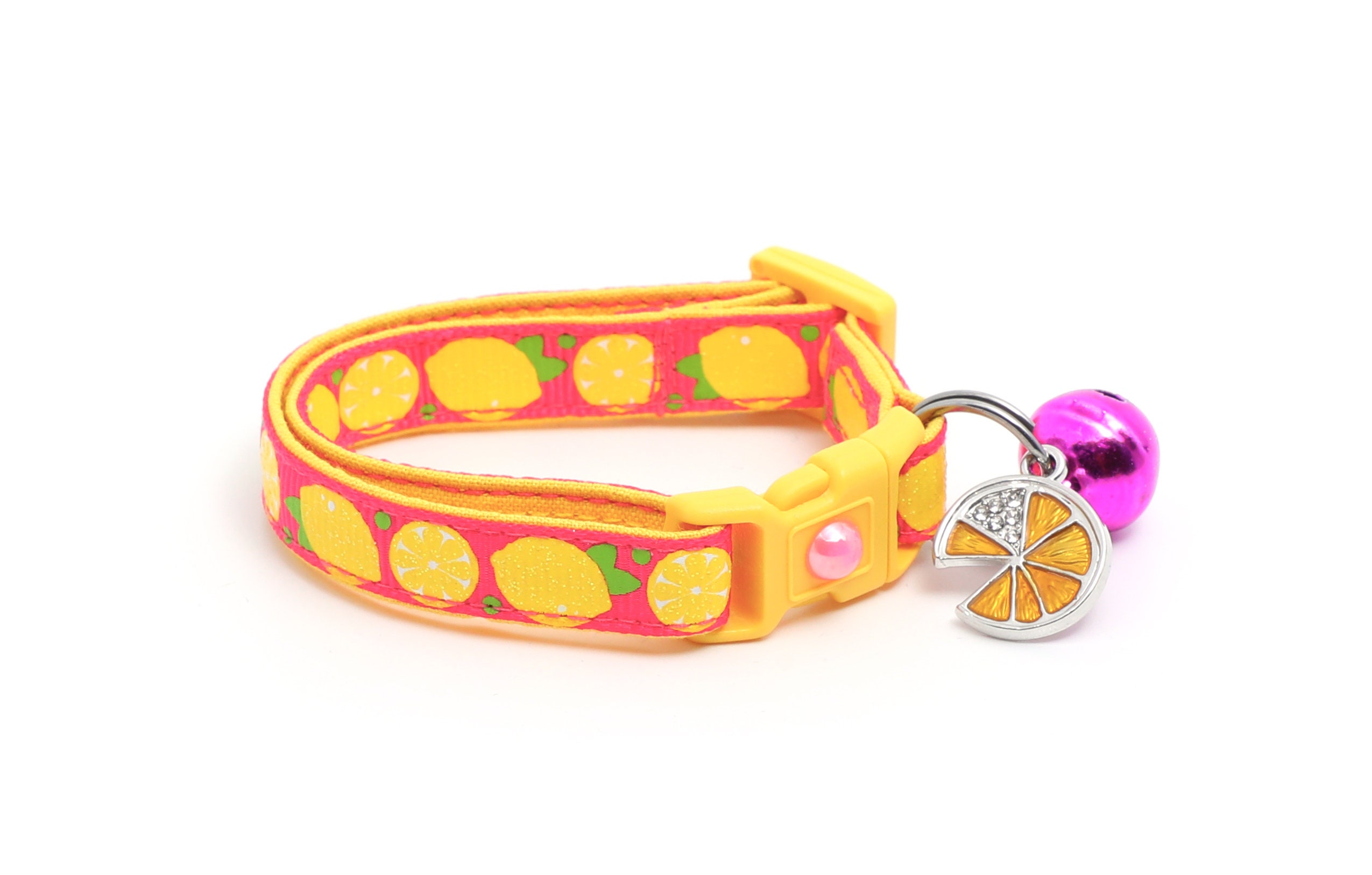 lemon cat collar