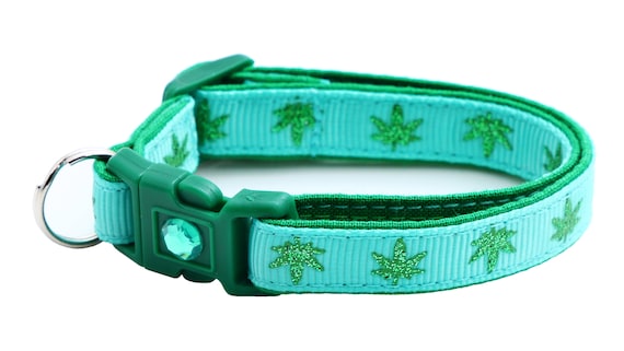 Weed top cat collar