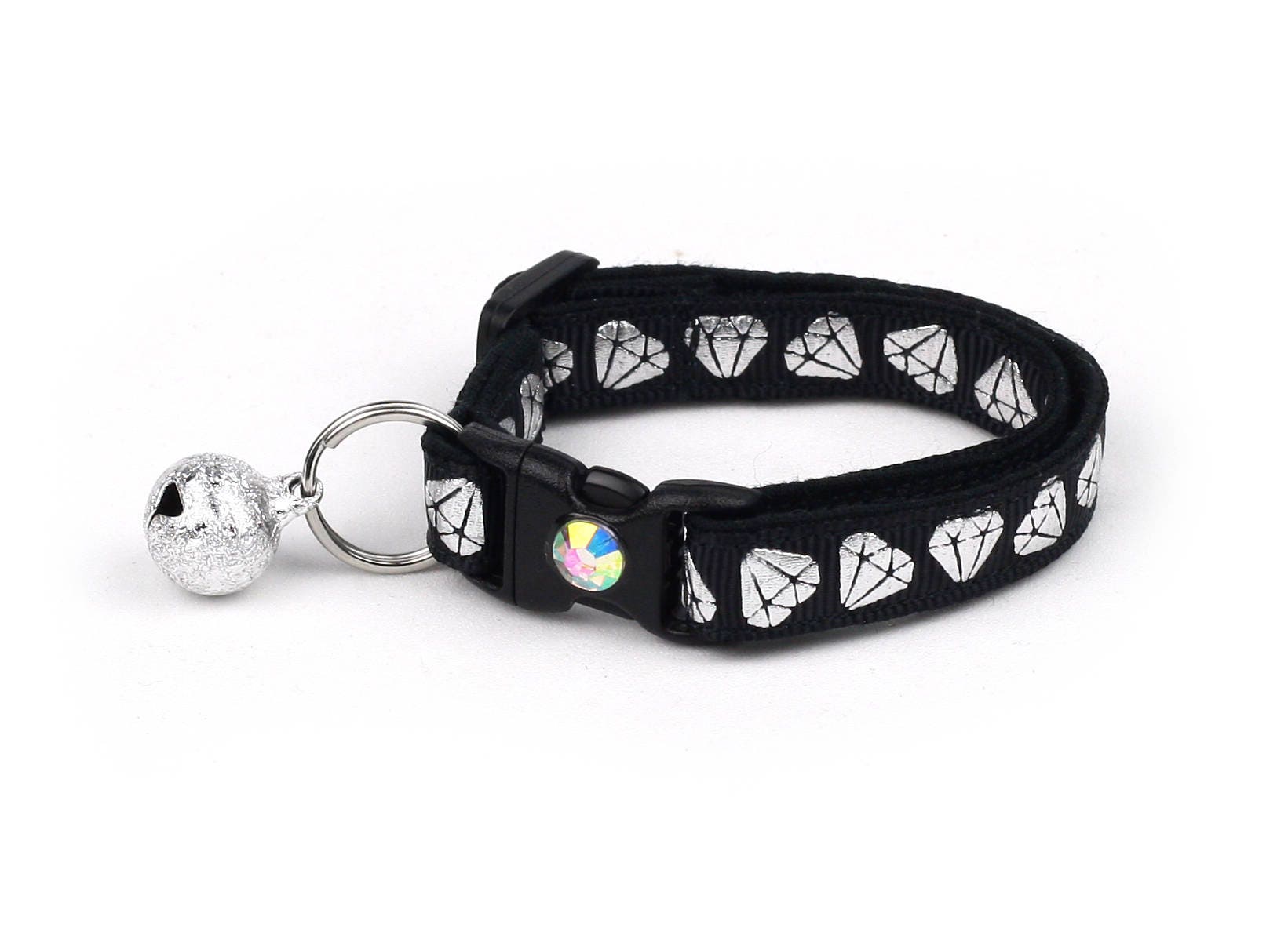 diamond kitten collar