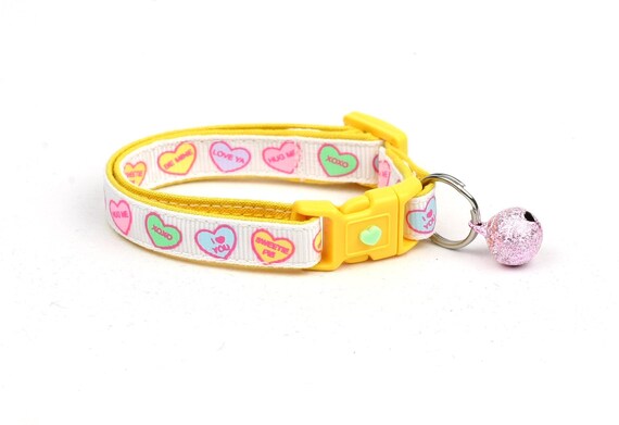 pastel cat collar