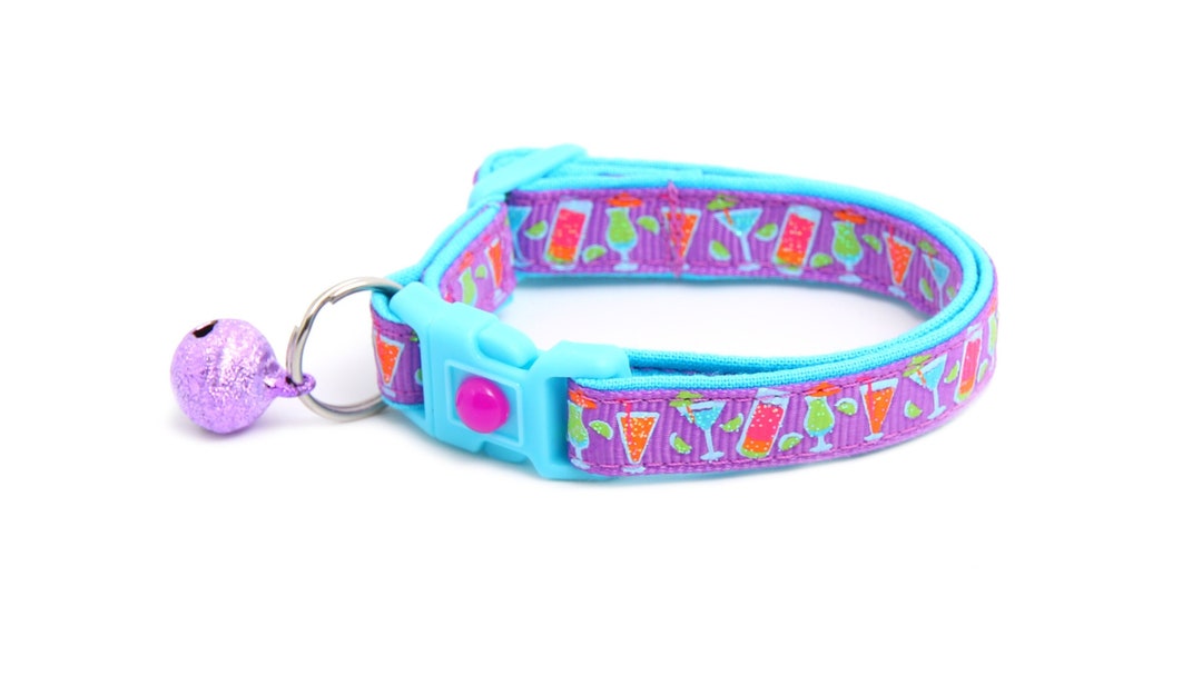 Buy Daiquiri Cat Collar Tropical Cocktails on Purple Breakaway
