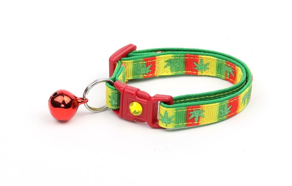 rasta cat collar