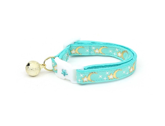 Moon and stars cat collar cheap
