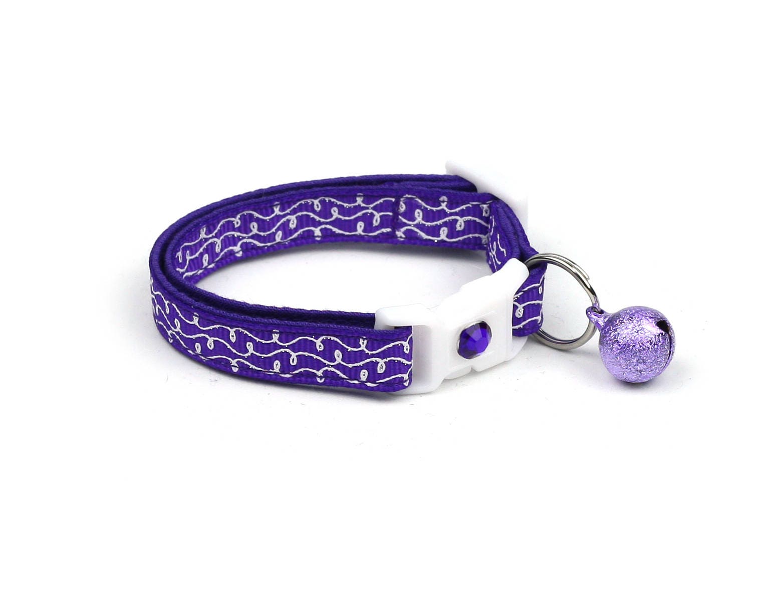 purple cat collar