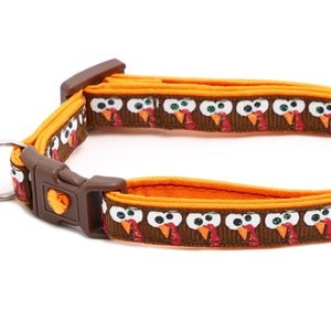 Thanksgiving Cat Collar Googly Eye Turkeys Breakaway Safety B105D270 image 8