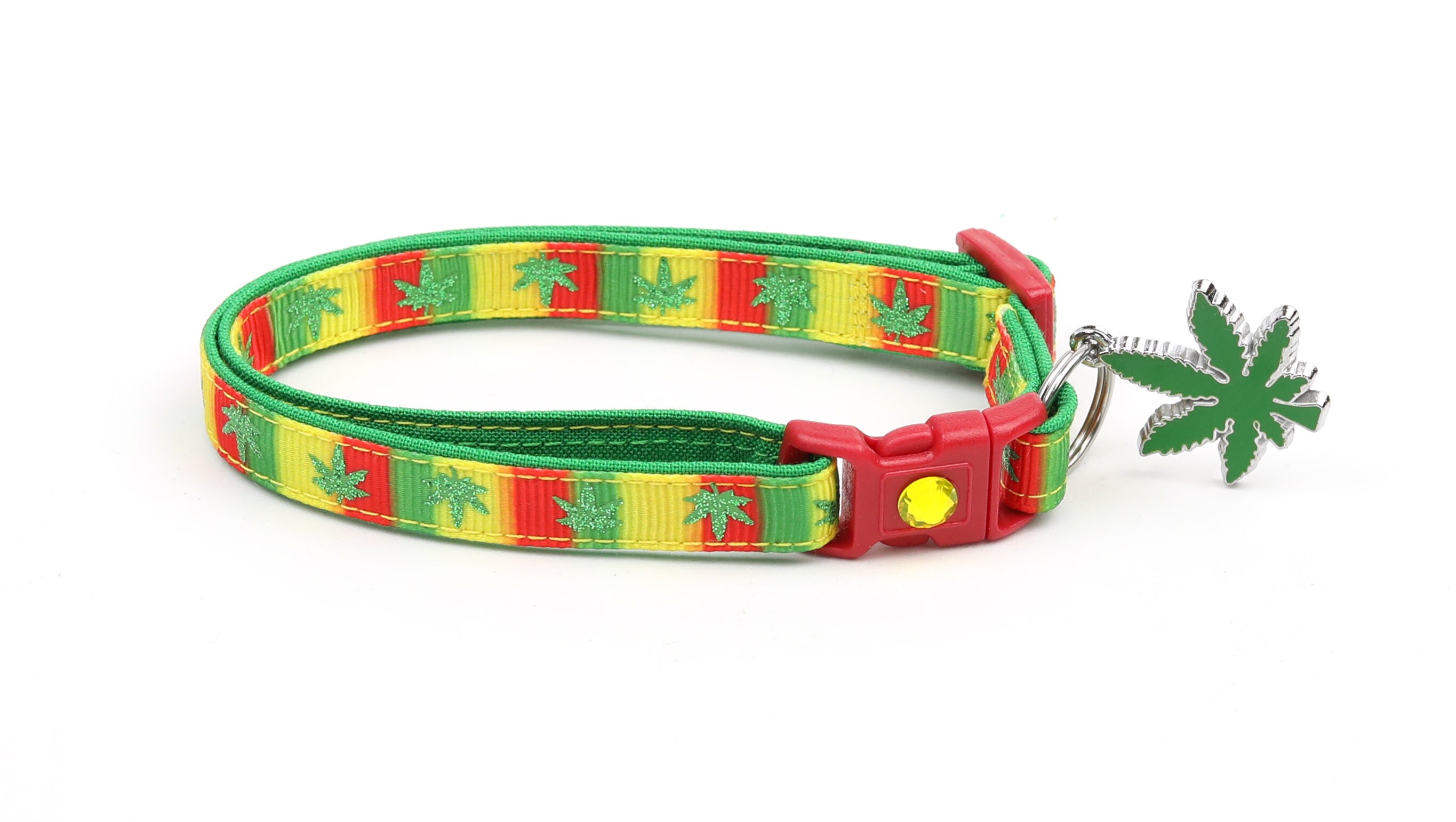 rasta cat collar