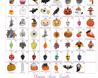 Dijes para collares - Dijes para Halloween y Acción de Gracias - Dijes adicionales para collares de gato - Bling - Joyería - Otoño