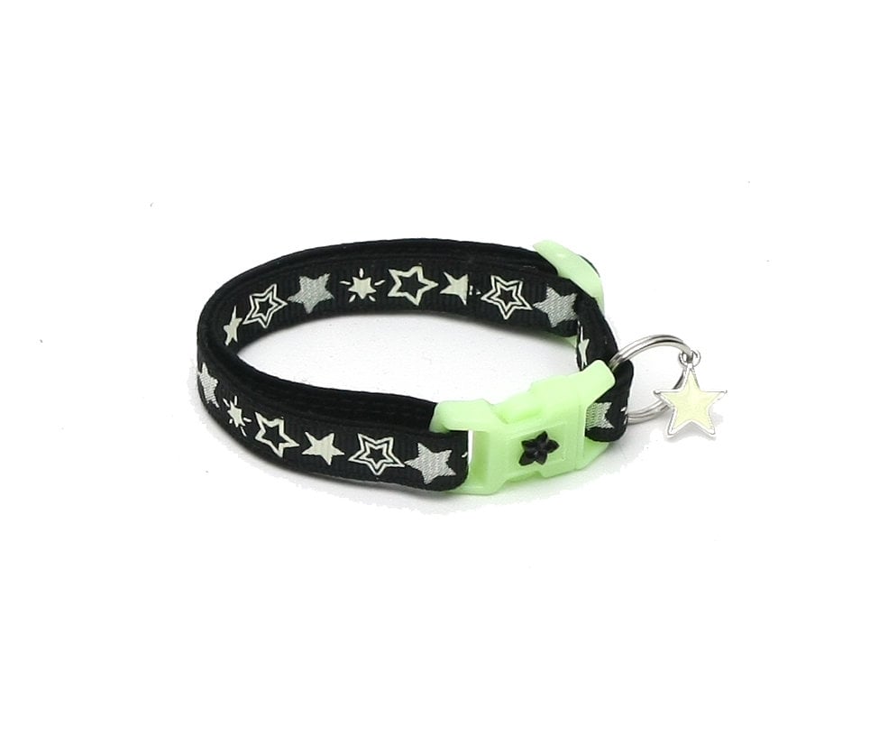 43 Top Pictures Glow In The Dark Cat Collar - 7pcs/Lot Pet Night Safety LED Flashlight Pendant Glow In ...