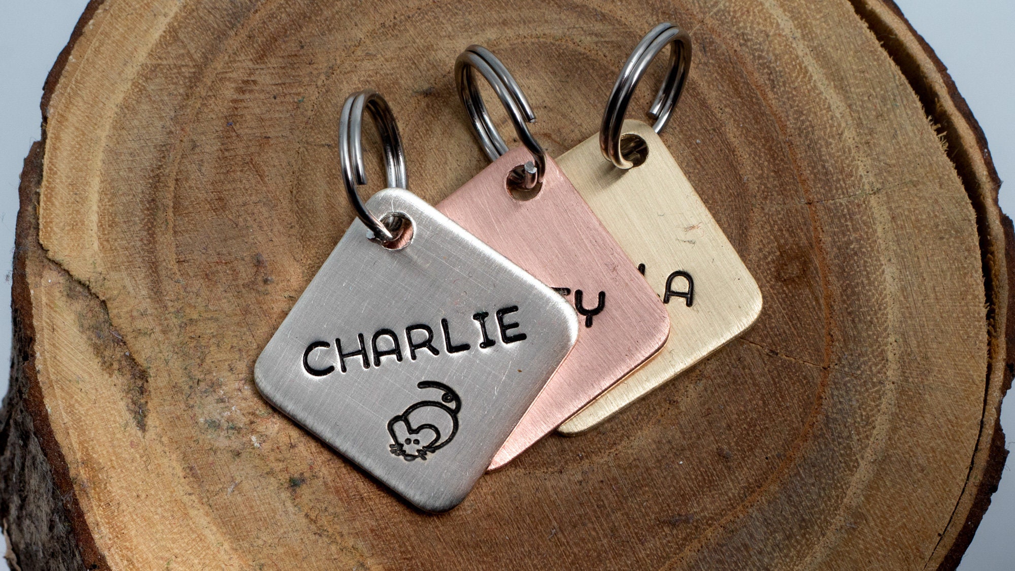 Cute Mouse Pet Tag Small 25/32 20 mm pick your Etsy