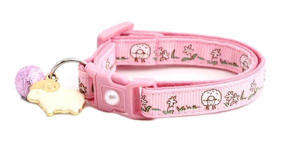 Schaf Katzenhalsband - Niedliches Schaf auf Rosa - Ausreier Sicherheit -  B14D150 - Etsy sterreich