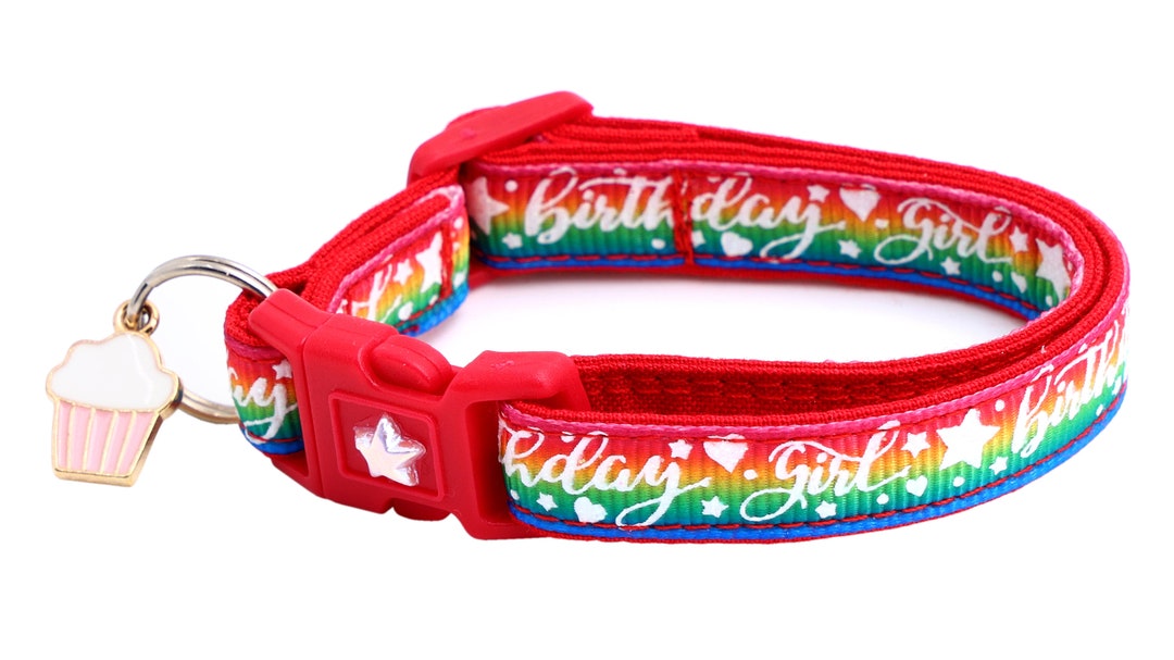 3 Pack Valentine's Day Cat Collars With Bell – Adjustable Breakaway Safety Collar With Love Heart Charm