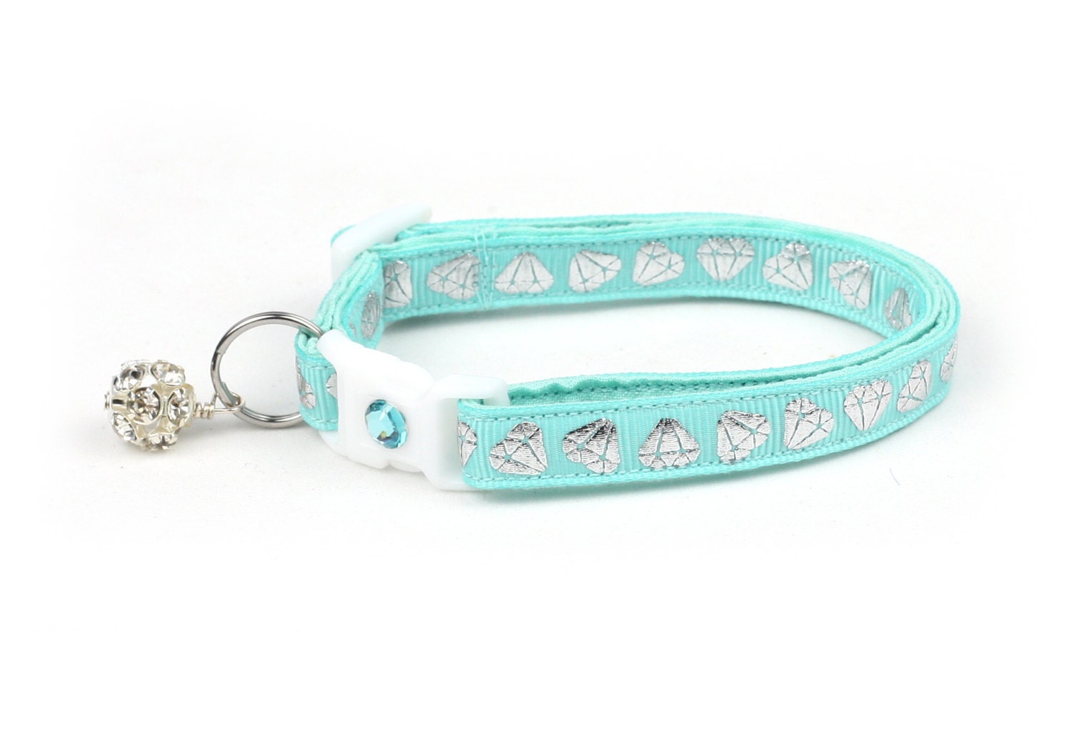 diamond kitten collar