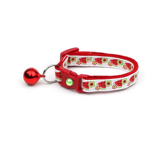 watermelon cat collar