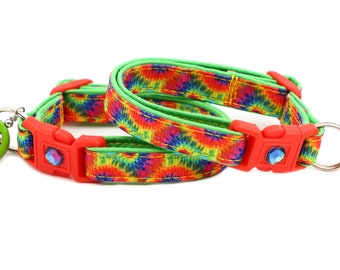 caloline tie dye bal collar M-65 M Girls A-Line Shirt Collar Tie
