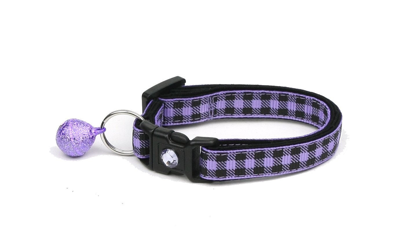 plaid cat collar
