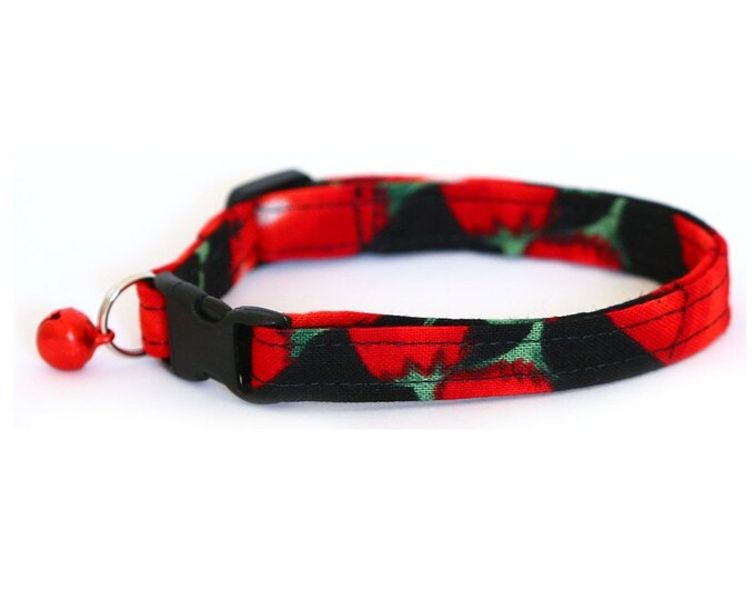 Safety Cat Collar Chili Peppers Breakaway Cat Collar Etsy
