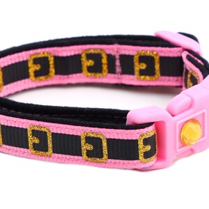 Christmas Cat Collar Pink Santa Belt Breakaway Safety B109D243 None