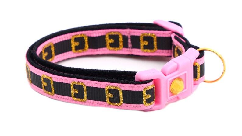 Christmas Cat Collar Pink Santa Belt Breakaway Safety B109D243 None